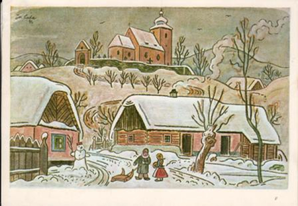 VN 07 Frohe Weihnachten und ein glückliche neues Jahr 19xx 95 070 ● - Josef Lada
