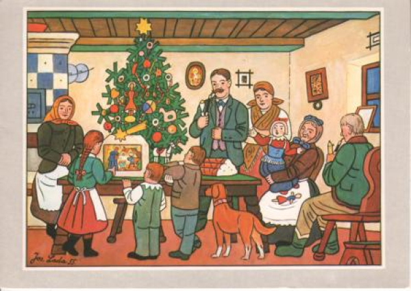 V 03 Weihnachten 19xx 95 085 ● - Josef Lada
