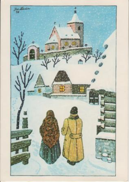VN 13 Frohe Weihnachten und ein glückliche neues Jahr xxxx 95 025 ** - Josef Lada