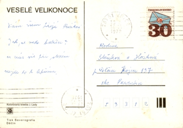 08 Frohe Ostern 1979 95 002 ● - Josef Lada