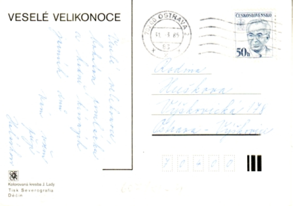 07 Frohe Ostern 1985 95 005 ● - Josef Lada