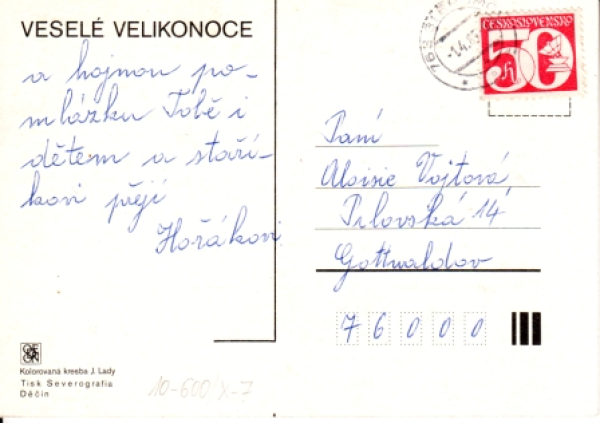 06 Frohe Ostern 1985 95 006 ● - Josef Lada