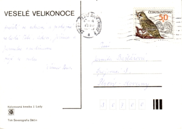 04 Frohe Ostern 1990 95 008 ● - Josef Lada