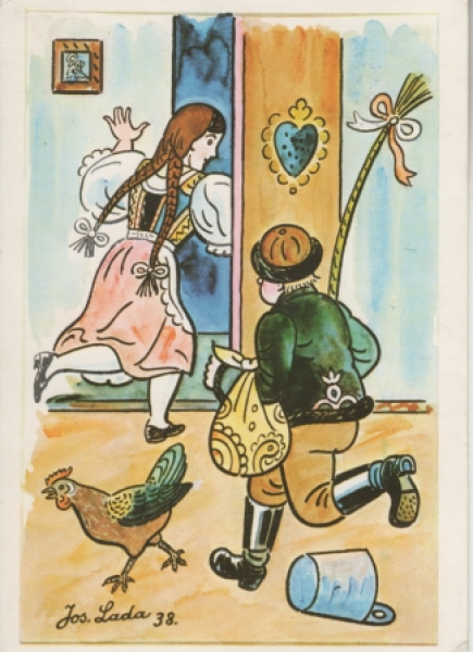 04 Frohe Ostern 19xx 95 049 ● - Josef Lada