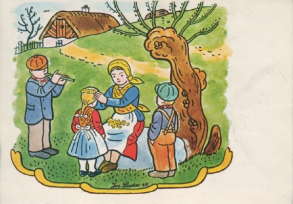 06 Frohe Ostern 19x 95 056 ● - Josef Lada