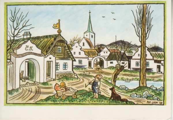 16 Frohe Ostern 19xx 95 058 ● - Josef Lada