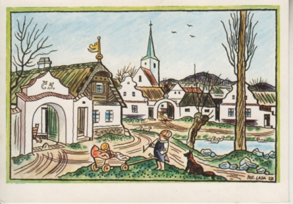 16 Frohe Ostern 19xx 95 059 ● - Josef Lada