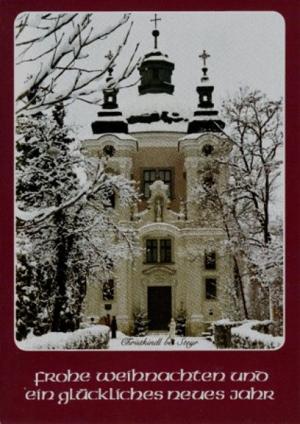 41 Frohe Weihnachten und ein glückliches neues Jahr xxxx 95 019 A ** - Christkindlkirche bei Steyr