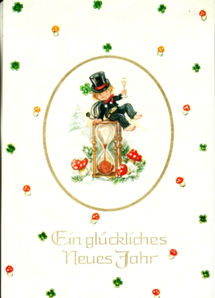Nový rok 17 D 1990 95 001 ● - Ein glückliches Neues Jahr