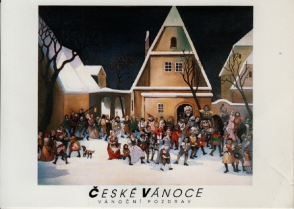 Vánoce 40 - CZ 19xx 95 00í ** / ● - České vánoce - vánoční pozdrav - masopust