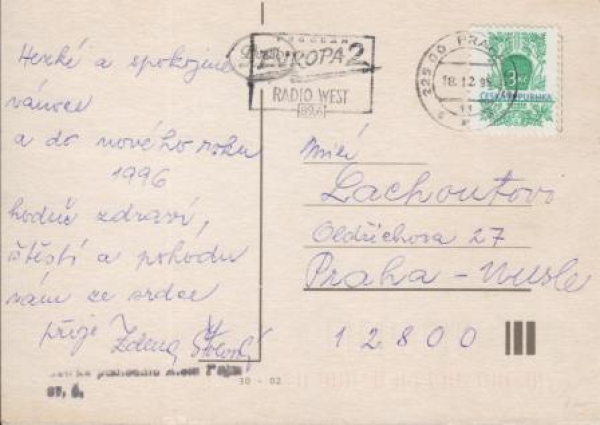 Vánoce a Nový rok 38 CZ 19xx 95 012 ● - Radostné vánoce a šťastný nový rok