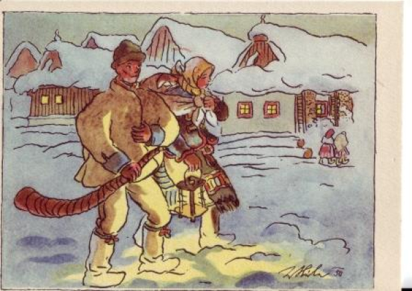 Vánoce a Nový rok 37 CZ CPH 048 - 1951 ** - Radostné vánoce a úspěšný Nový rok!