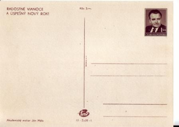 Vánoce a Nový rok 37 CZ CPH 048 - 1951 ** - Radostné vánoce a úspěšný Nový rok!