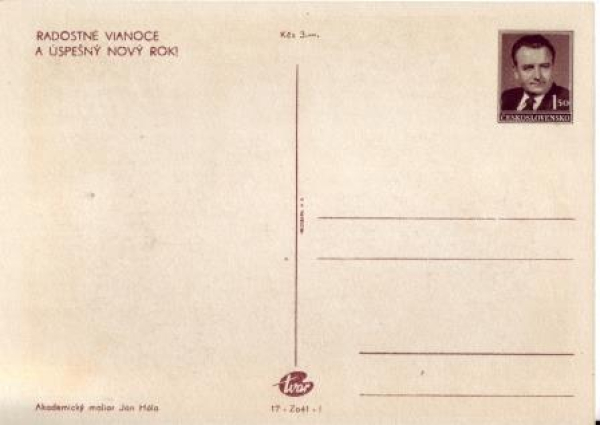 Vánoce a Nový rok 37 CZ CPH 048 - 1951 ** - Radostné vánoce a úspěšný Nový rok!