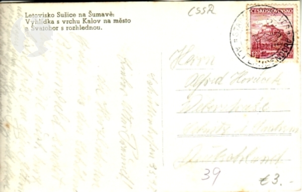 Sušice 1938 95 001 ●
