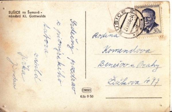 Sušice 1960 95 001 ●