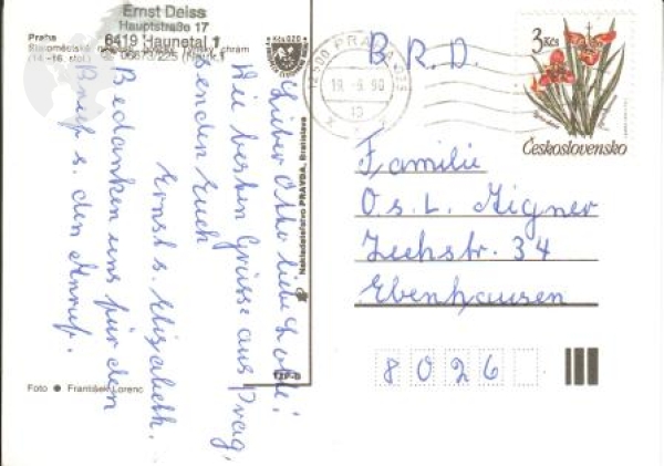 Týnský Chrám 1990 95 001 ●