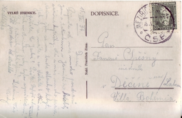 Velká Jesenice 1934 95 004 ●