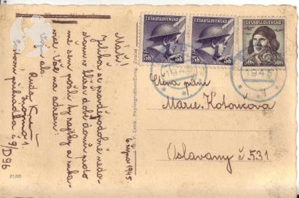 Vranovská přehrada 1945 95 018 ●