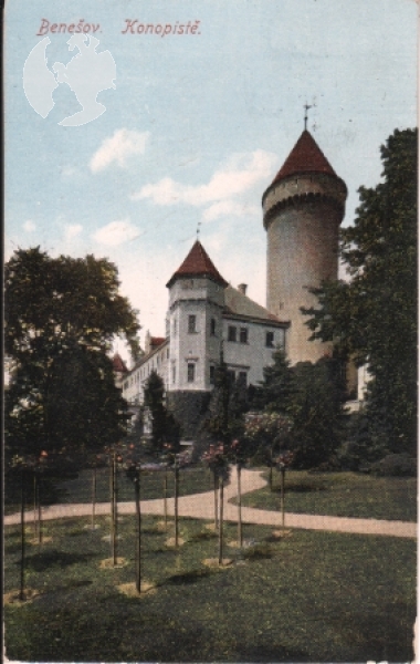 Schloss Konopischt 1923 95 001 ●