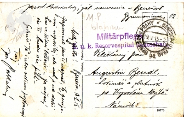 Benešov u Prahy 1915 95 002 ●