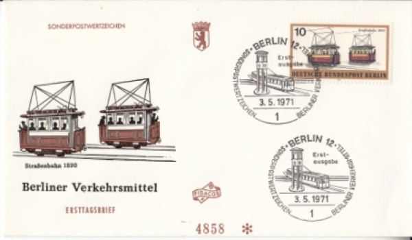 Západní Berlín 0379 / 0384 ● - 1971