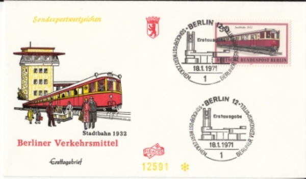 Západní Berlín 0379 / 0384 ● - 1971