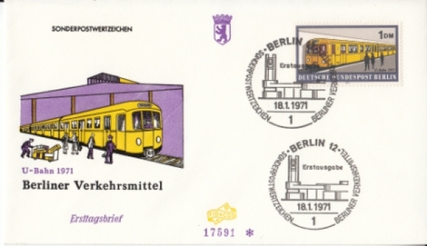 Západní Berlín 0379 / 0384 ● - 1971
