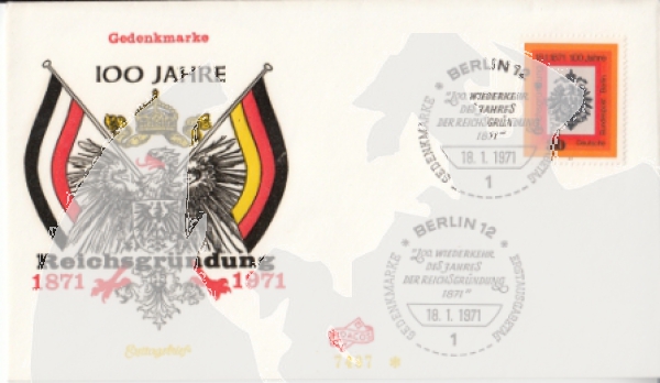 West Berlin FDC 0385 ● - 1971