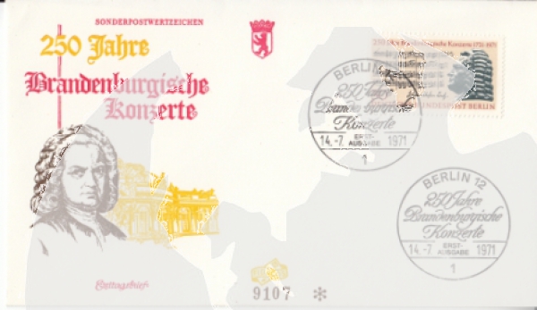 West Berlin FDC 0392 ● - 1971