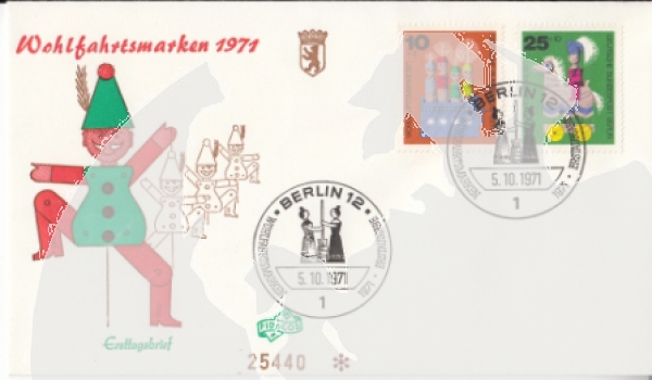 Západní Berlín 0412 / 0415 ● - 1971