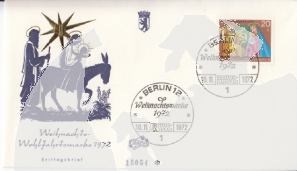 Západní Berlín FDC 0441 ● - 1972