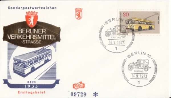 Západní Berlín 0446 / 0451 ● - 1973