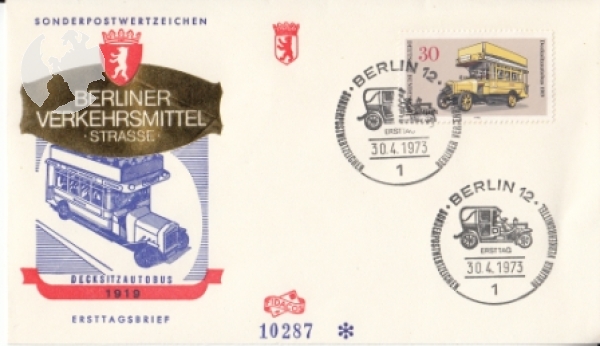 Západní Berlín 0446 / 0451 ● - 1973