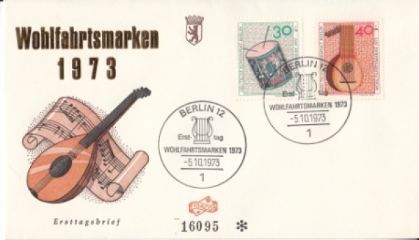 Západní Berlín FDC 0459 / 0462 ● - 1973