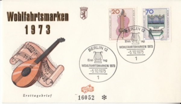 Západní Berlín FDC 0459 / 0462 ● - 1973