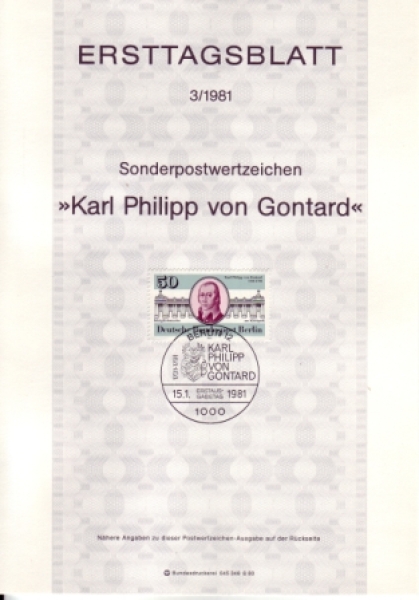 West Berlin ETB 0637 / 0658 ● - 1981 komplette Jahrgang