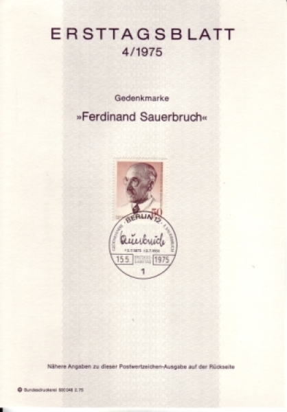 Západní Berlín NL 0482 / 0515 ● - 1975 kompletní ročník