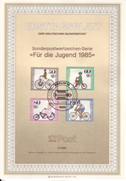 West Berlin ETB 0730 / 0749 ● - 1985 komplette Jahrgang