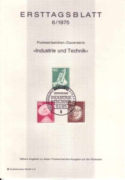 Západní Berlín NL 0482 / 0515 ● - 1975 kompletní ročník