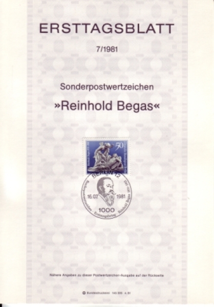 West Berlin ETB 0637 / 0658 ● - 1981 komplette Jahrgang