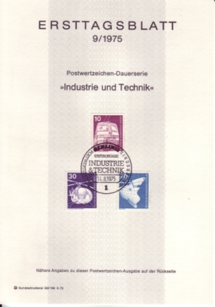 Západní Berlín NL 0482 / 0515 ● - 1975 kompletní ročník