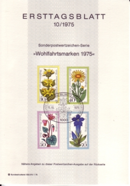 Západní Berlín NL 0482 / 0515 ● - 1975 kompletní ročník
