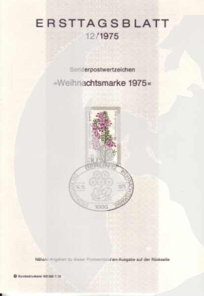 Západní Berlín NL 0482 / 0515 ● - 1975 kompletní ročník