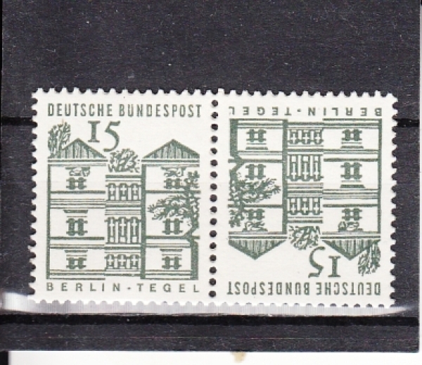 BRD 0455 + 0455 Kehrdruckpaar waagerecht ** - 1964