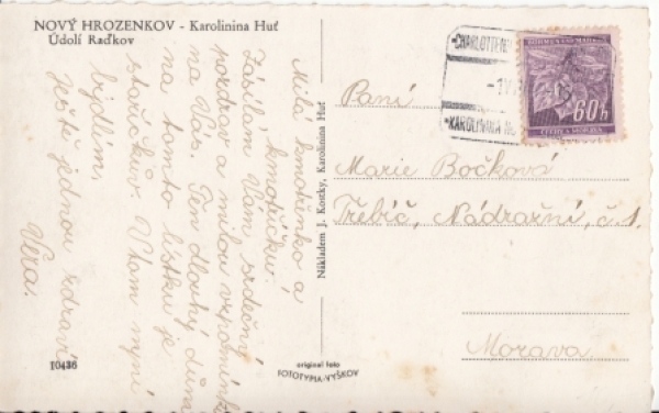 Nový Hrozenkov 1942 95 019 ●