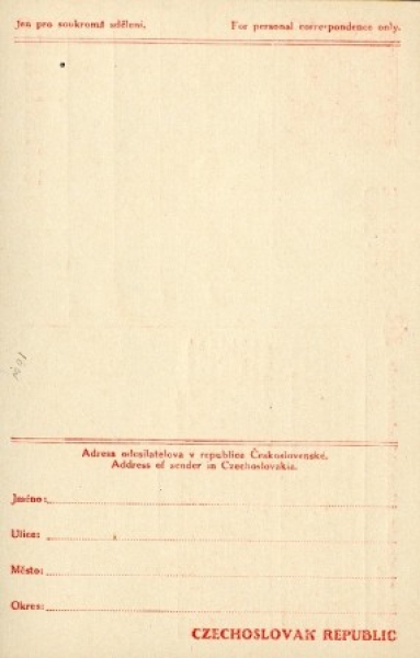 CDV 016 A ** - 1919