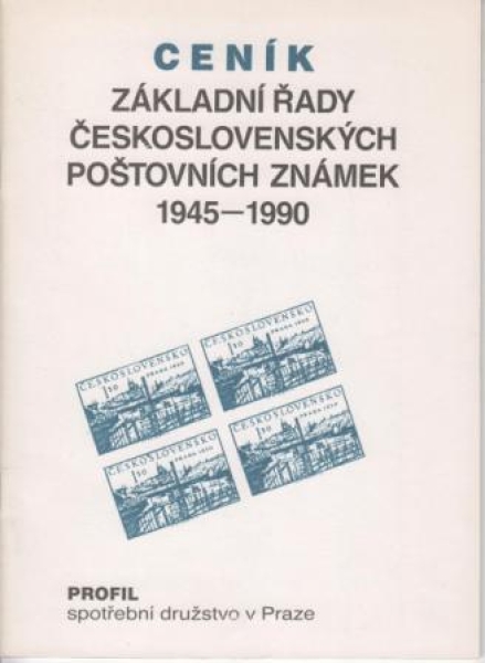 CZ Ceník základní řady Československých známek 1945 – 1990