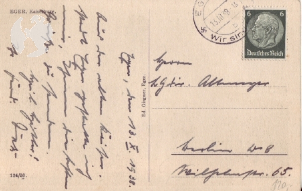 Eger 1938 95 011 ●