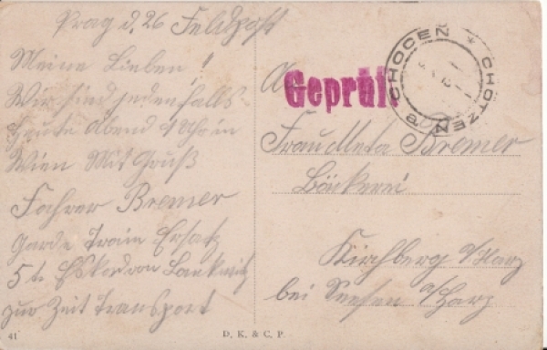 Neznámý umělec / nepopsáno - CZ 1915 95 004 ●